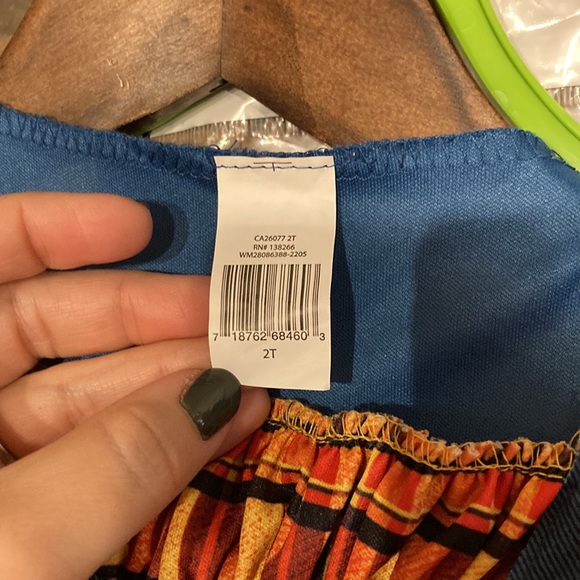 Girls Scarecrow Halloween Costume - Picture 3 of 3